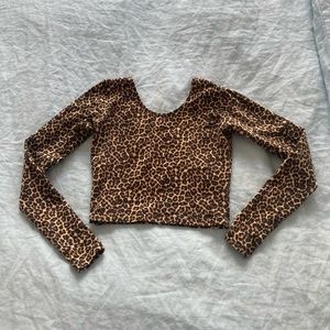 American Apparel Cropped Long Sleeve top